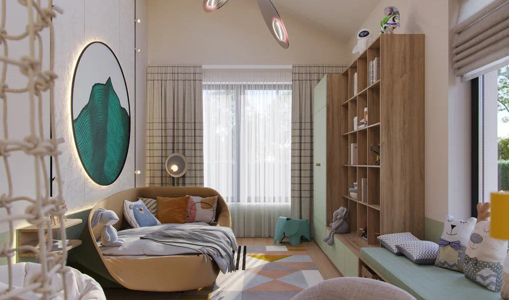 Дизайн-проект детской от студии архитектуры и дизайна Линии Пространства