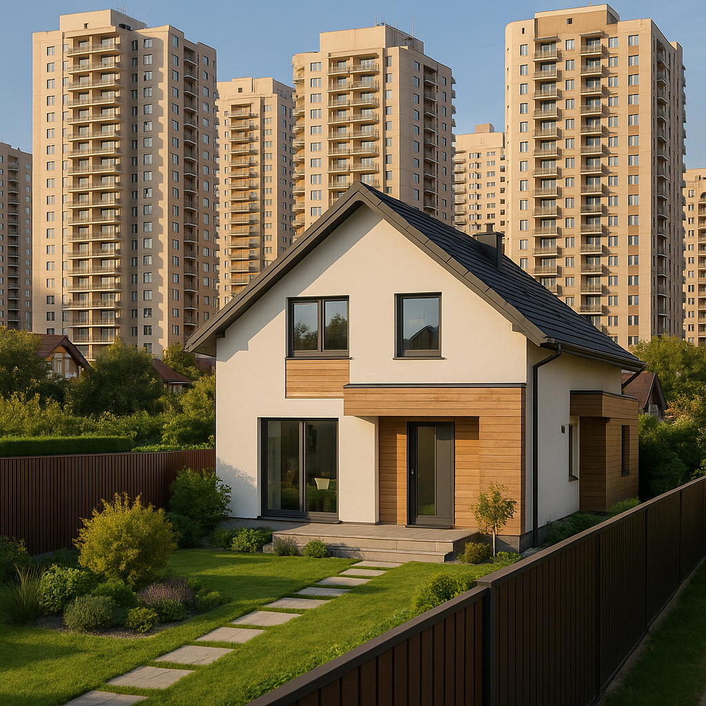 Выбор между частным домом и квартирой