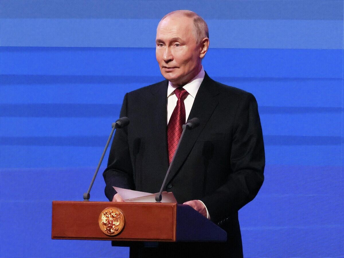    Президент Владимир Путин поздравил москвичей с Днем города© РИА Новости / POOL