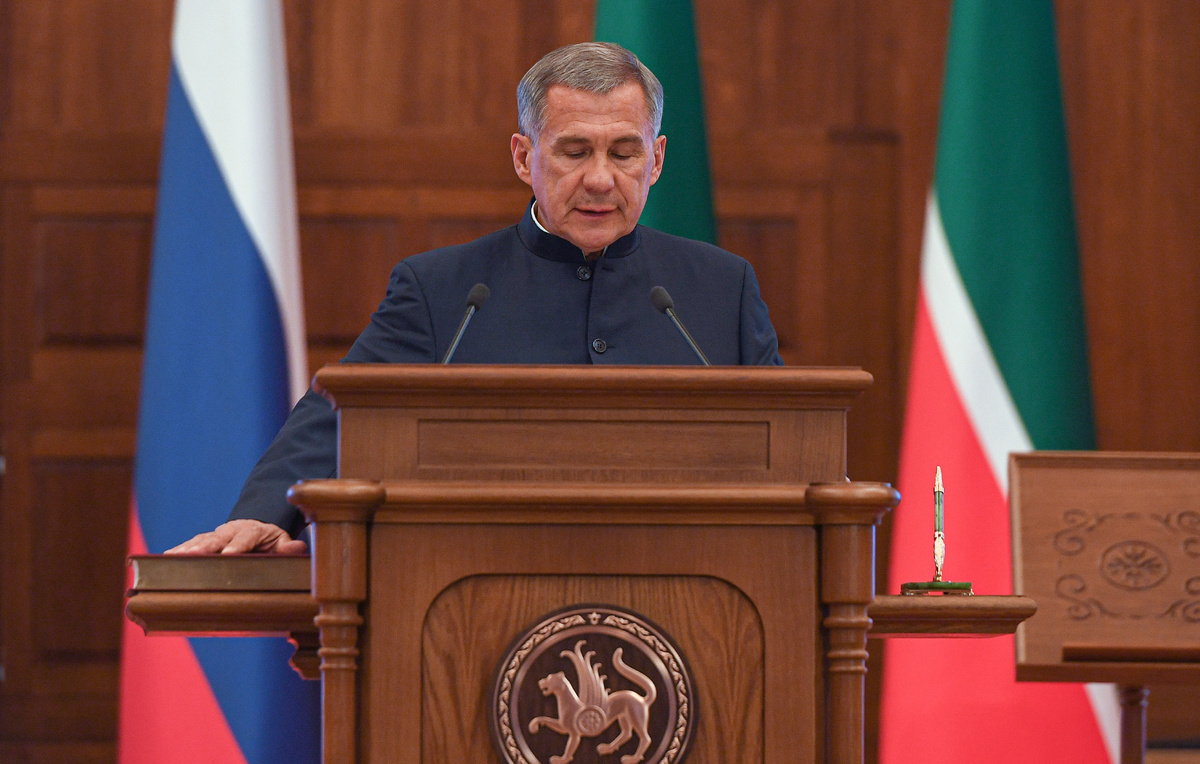    Глава Татарстана Рустам Минниханов  Пресс-служба президента Татарстана/ТАСС