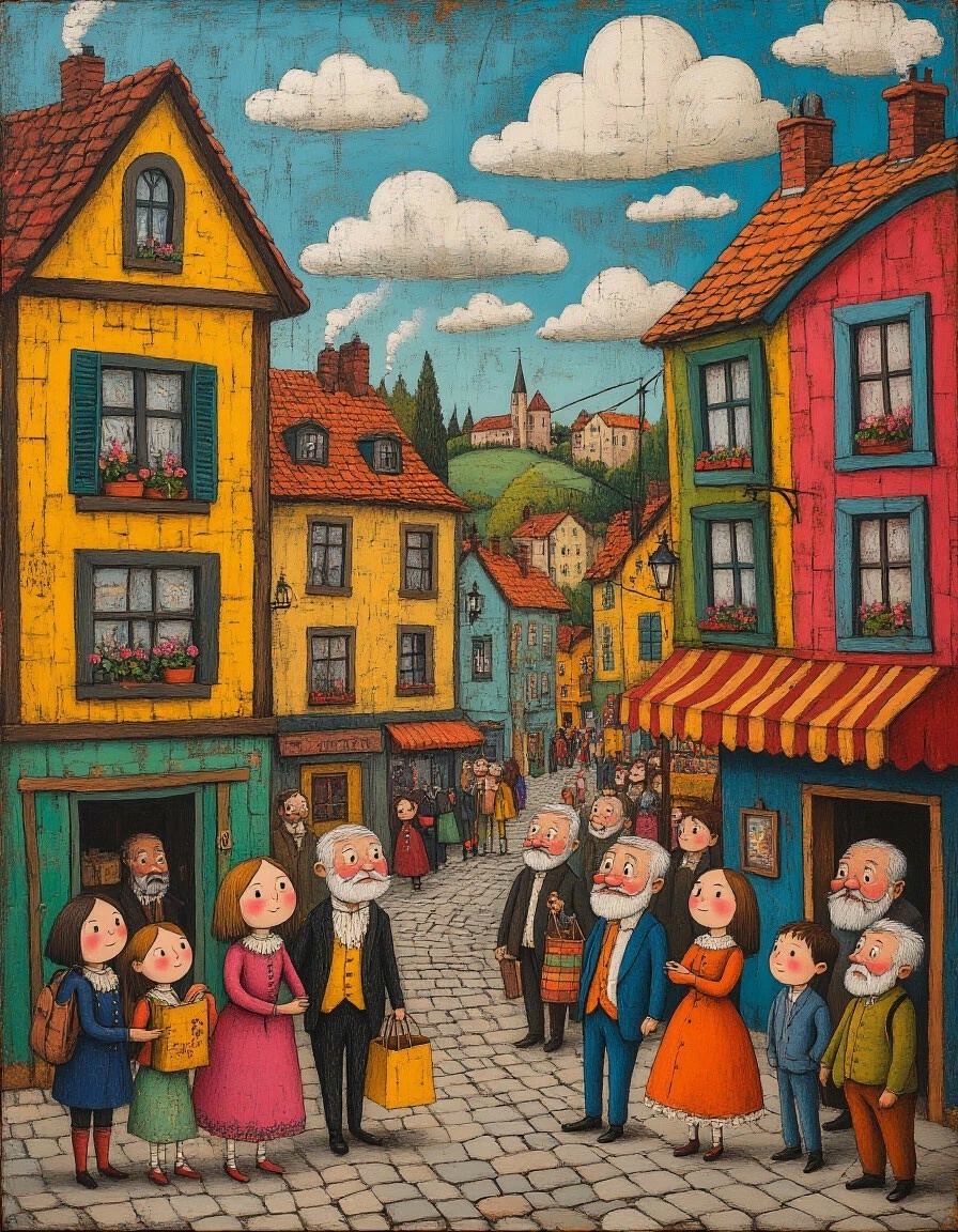 - Подходи, народ честной, вдалеке не стой! Сегодня картинки расейской печати, чтобы графу Толстому без публики не скучати!