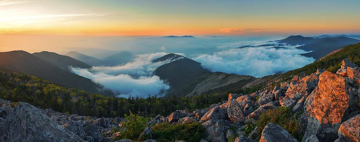 Вид с горы Пидан. Фото с сайта ПКПБ им. А.М. Горького