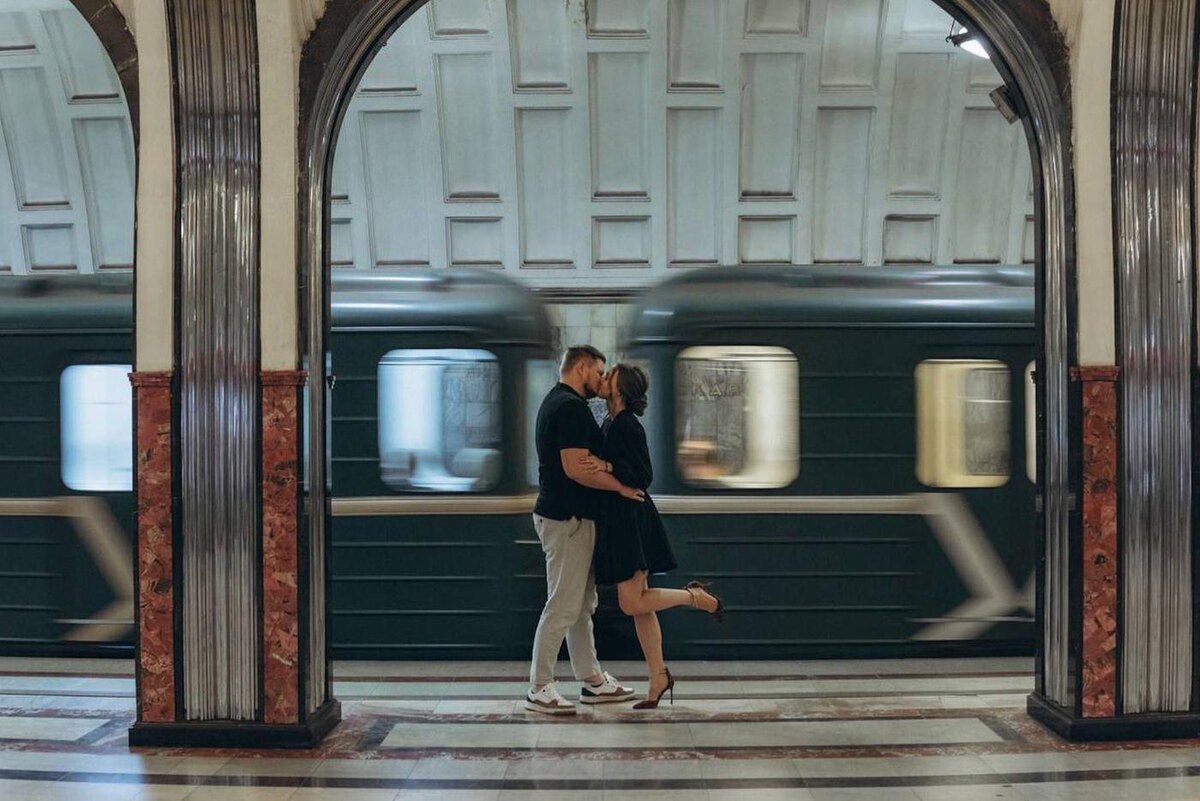 Встреча на "Маяковской".@Светлана Елисеев