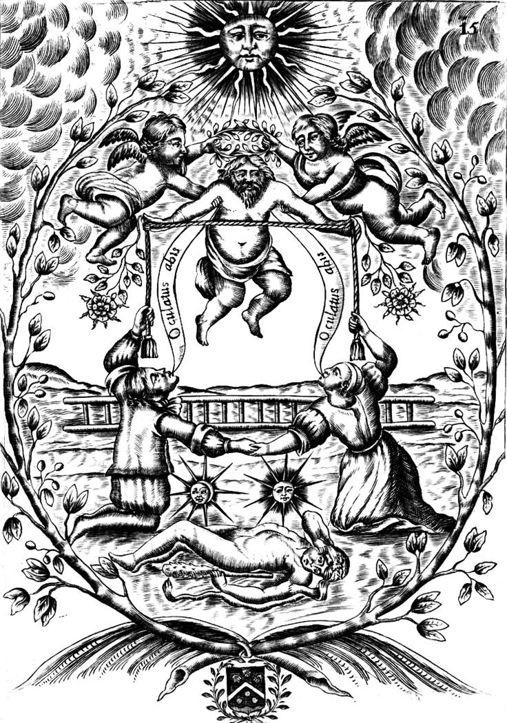 Mutus Liber - Гравюра № 15.