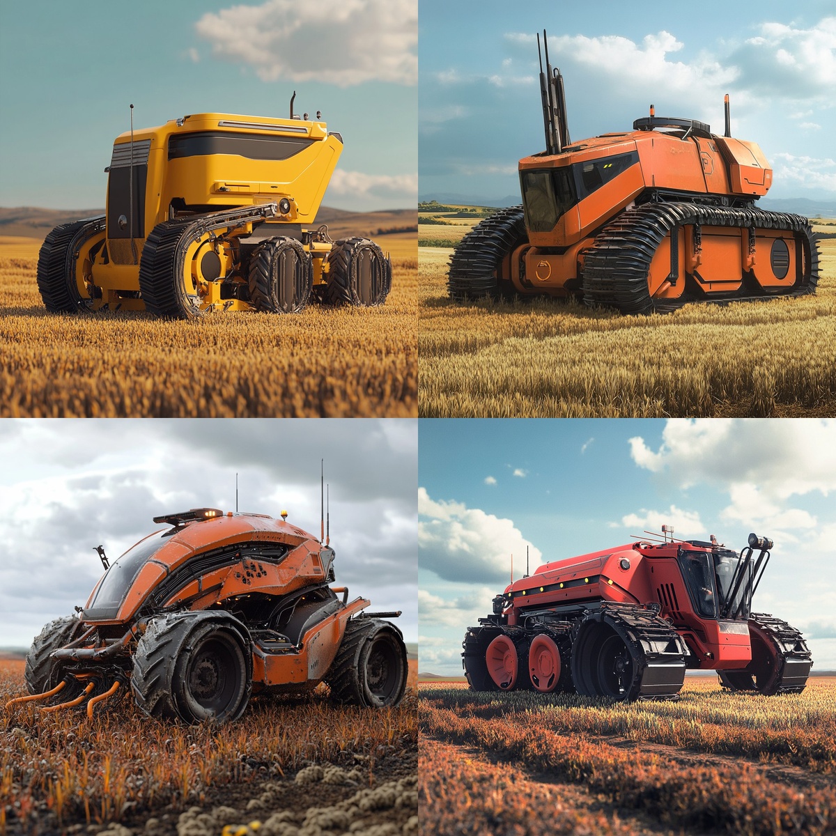 Так видит ИИ трактора в поле