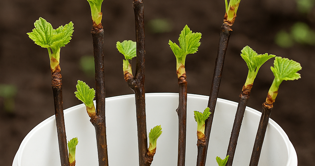 Как я укореняю черную смородину без лишних хлопот: метод для десятка и для сотни черенков