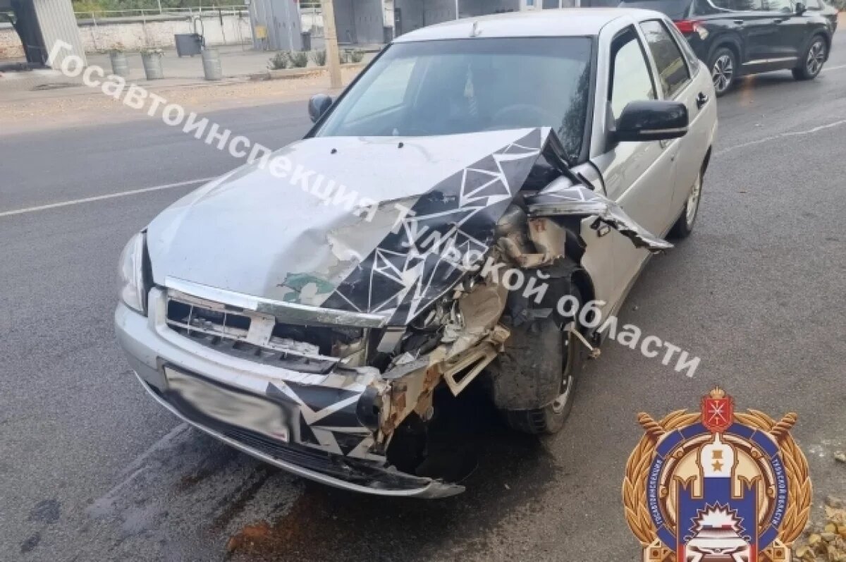    В Узловой водитель без прав выехал на встречную полосу