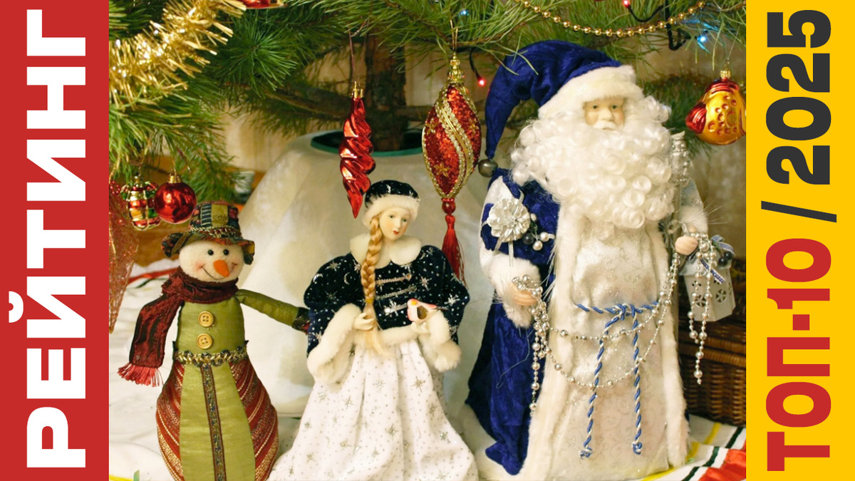 ТОП-10 Дед Морозов под ёлку 2025 года: Рейтинг лучших игрушек