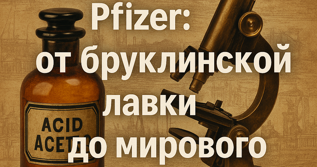 Pfizer, ч.1. «Pfizer: от бруклинской лавки до мирового гиганта»