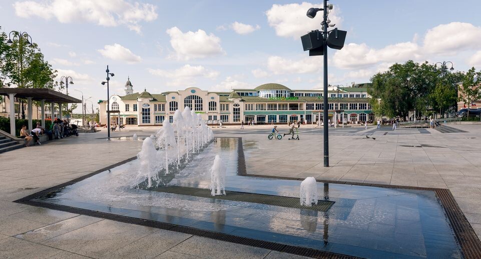    Фонтанная площадь в Ногинске Богородского округа / Медиасток.рф