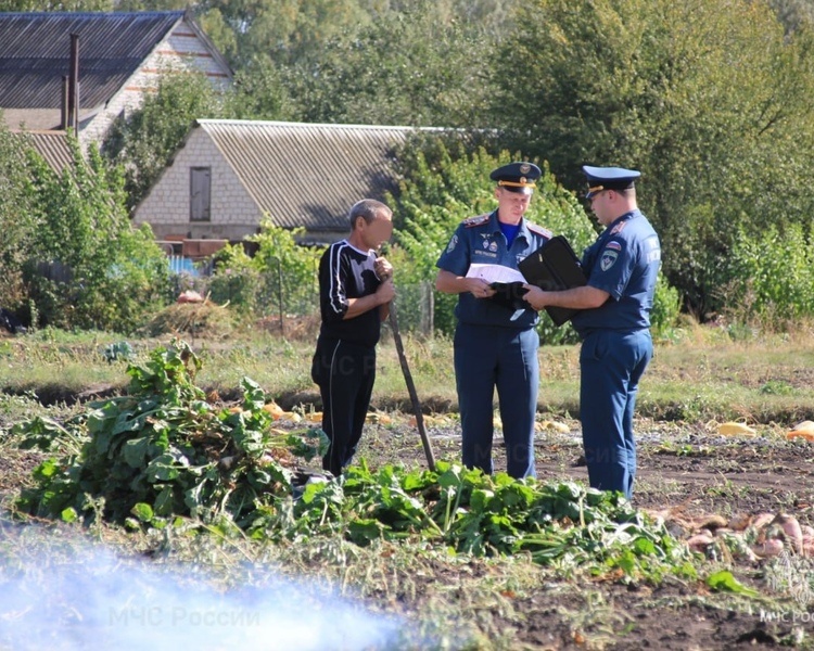     В Курской области нарушителей пожарного режима ловят с неба