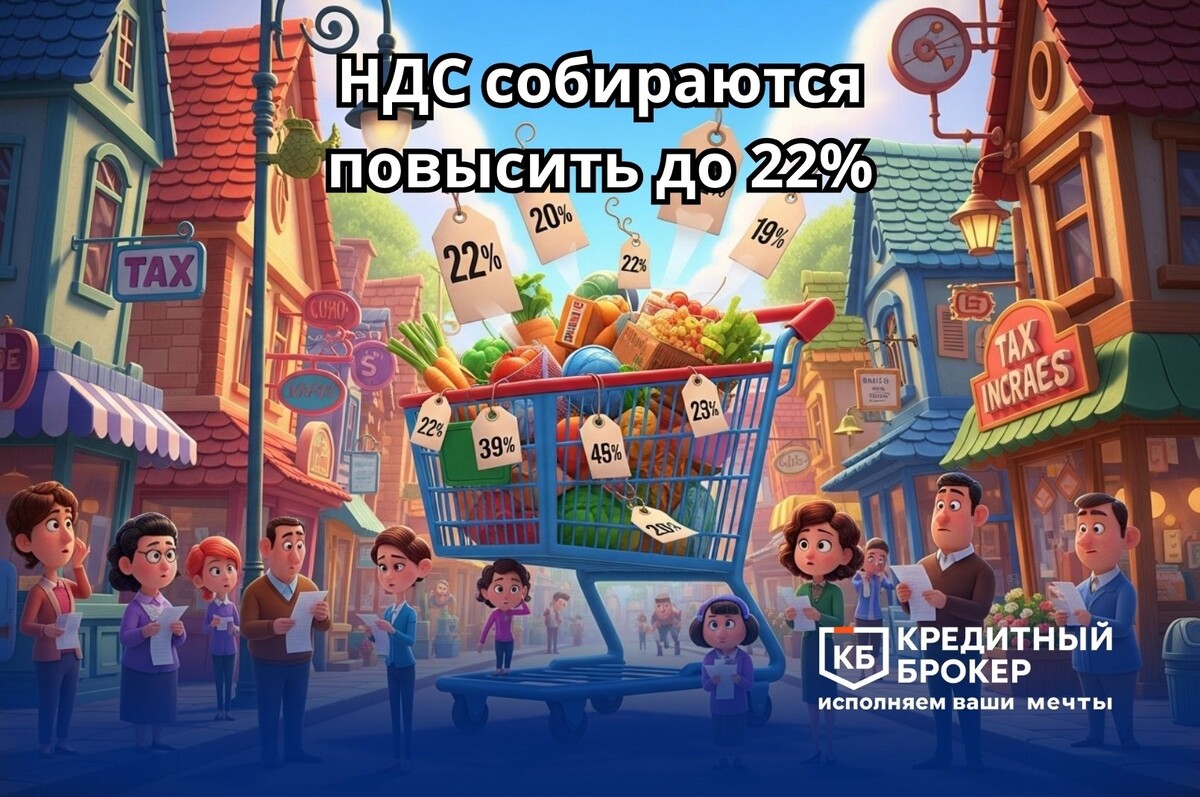 НДС повысят до 22%