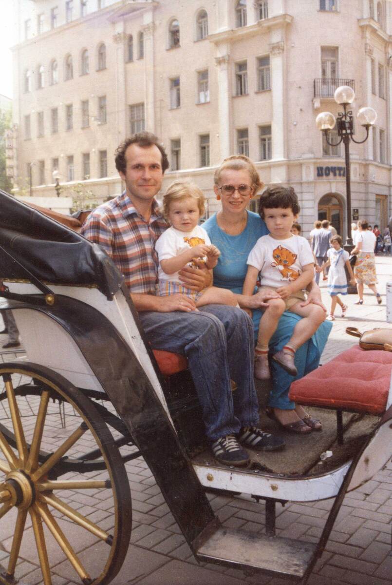 Прогулка по Арбату. Лето 1989 г.