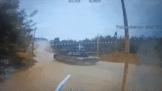    Поражение американского танка 47-й бригады ВСУ. Видео: Condottiero