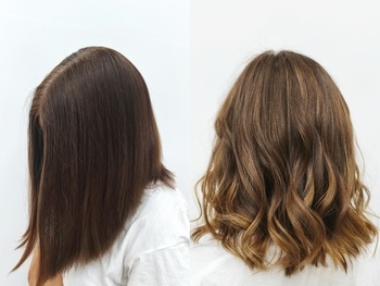 Работа студентки. Курс “Сложные техники окрашивания: Шатуш и Балаяж”.