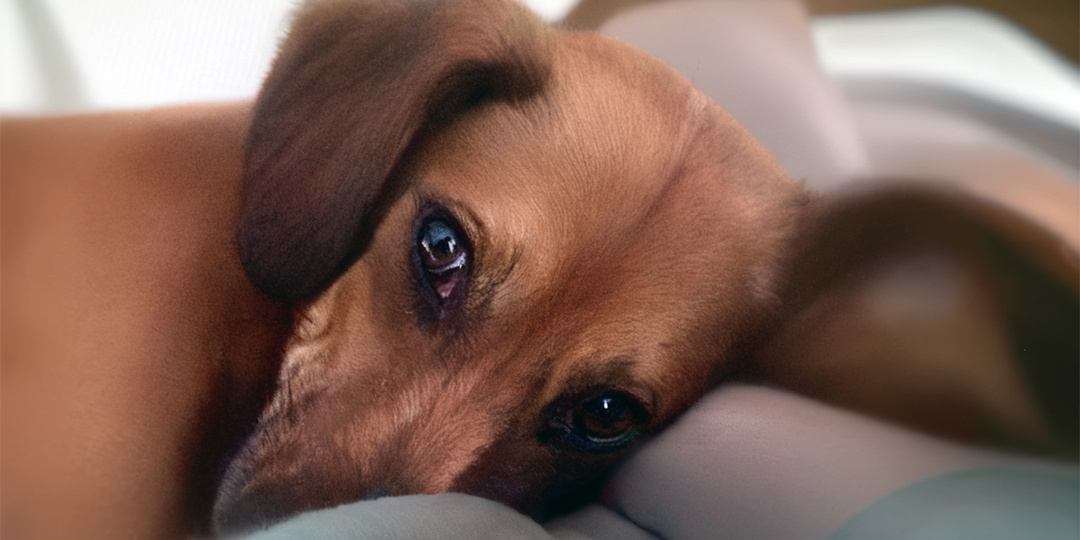 Собака на колёсиках