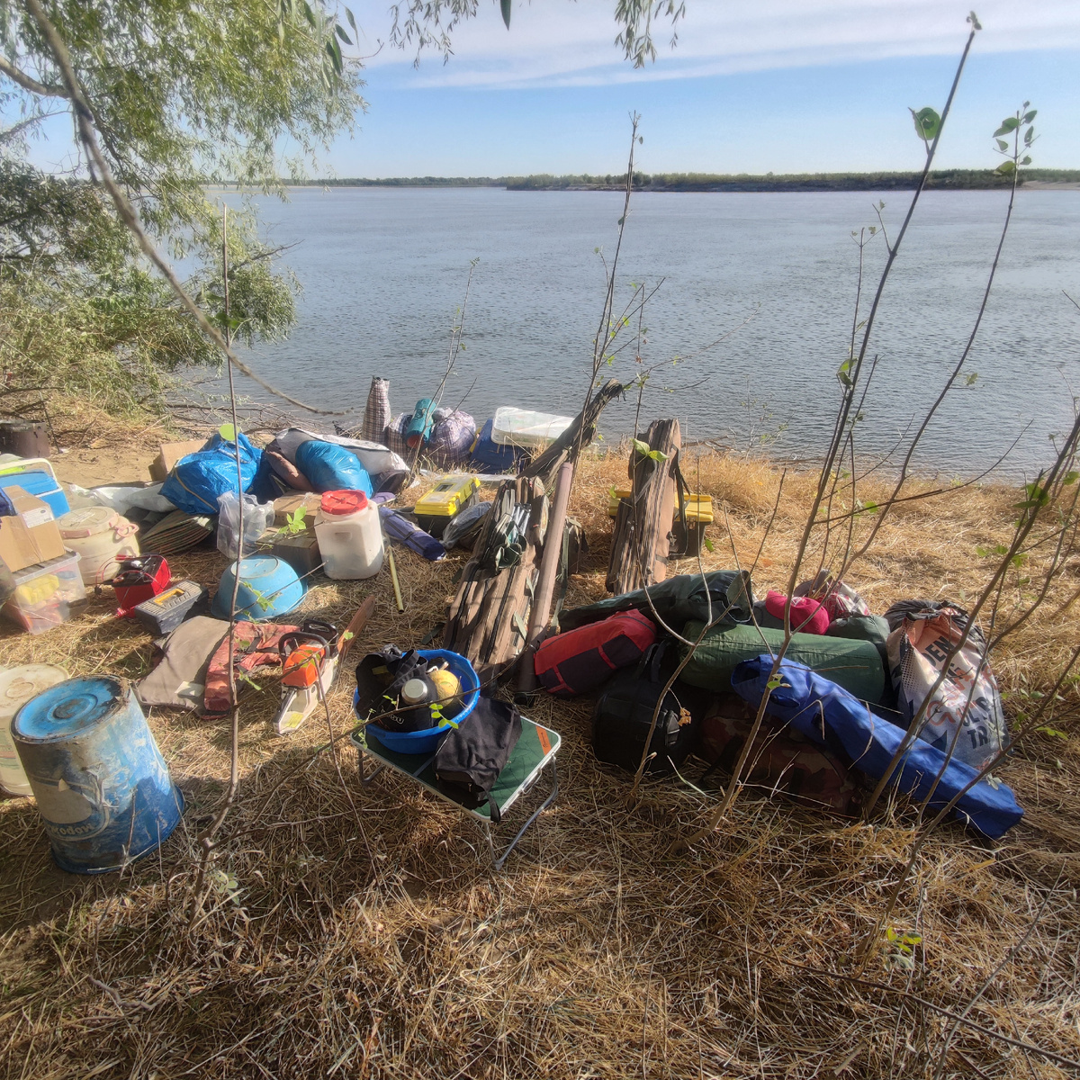 Рыбалка подошла к концу, лагерь собран
