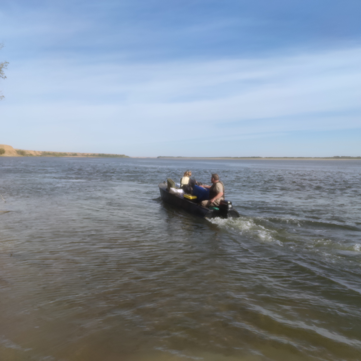 Переправляемся с острова на "большую землю" 