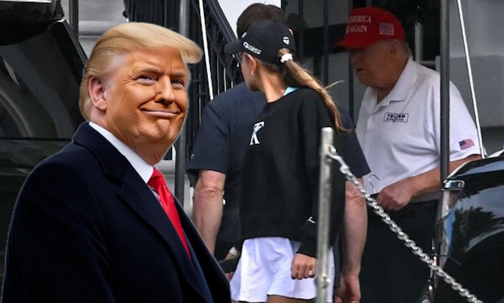    Трамп до и после "исчезновения"