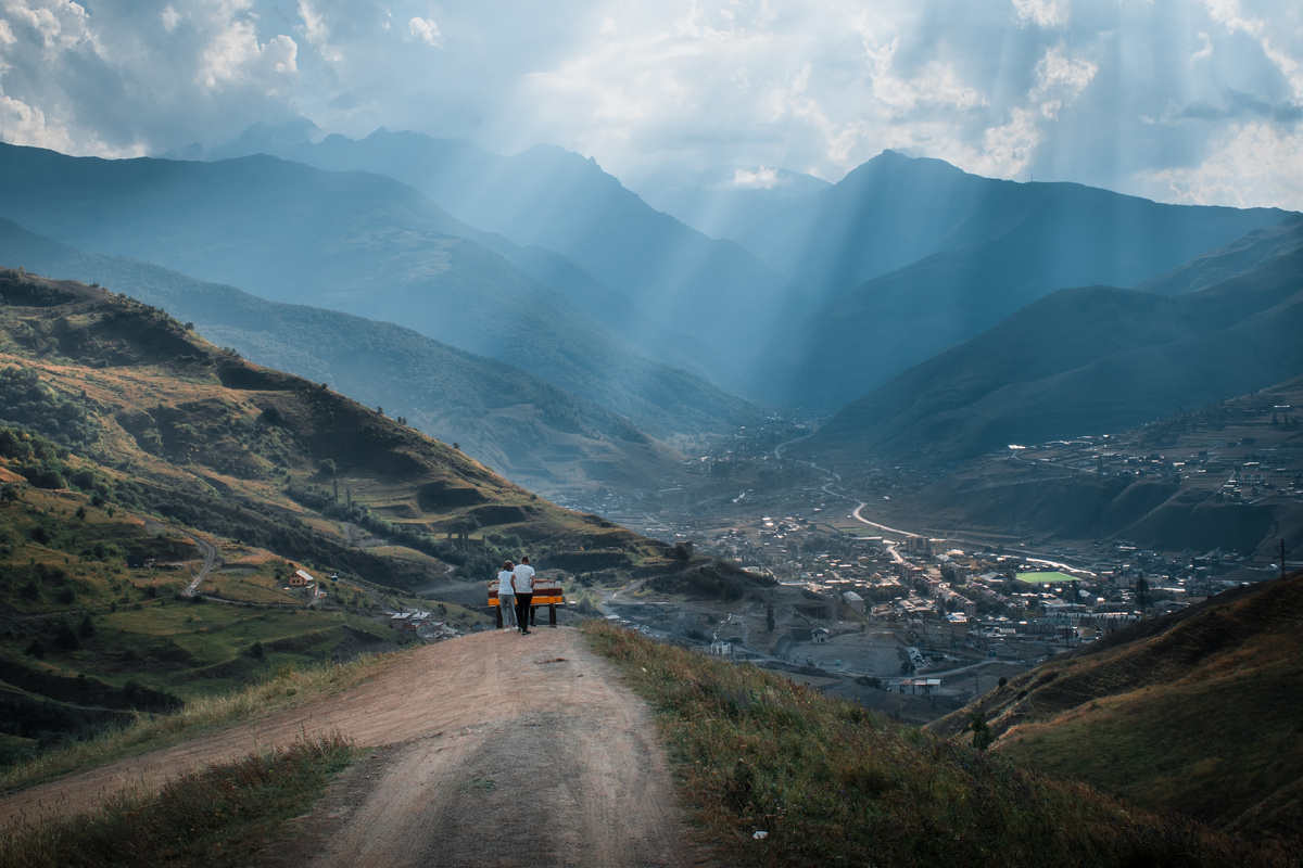 Красивейшая смотровая на село Верхний Фиагдон
