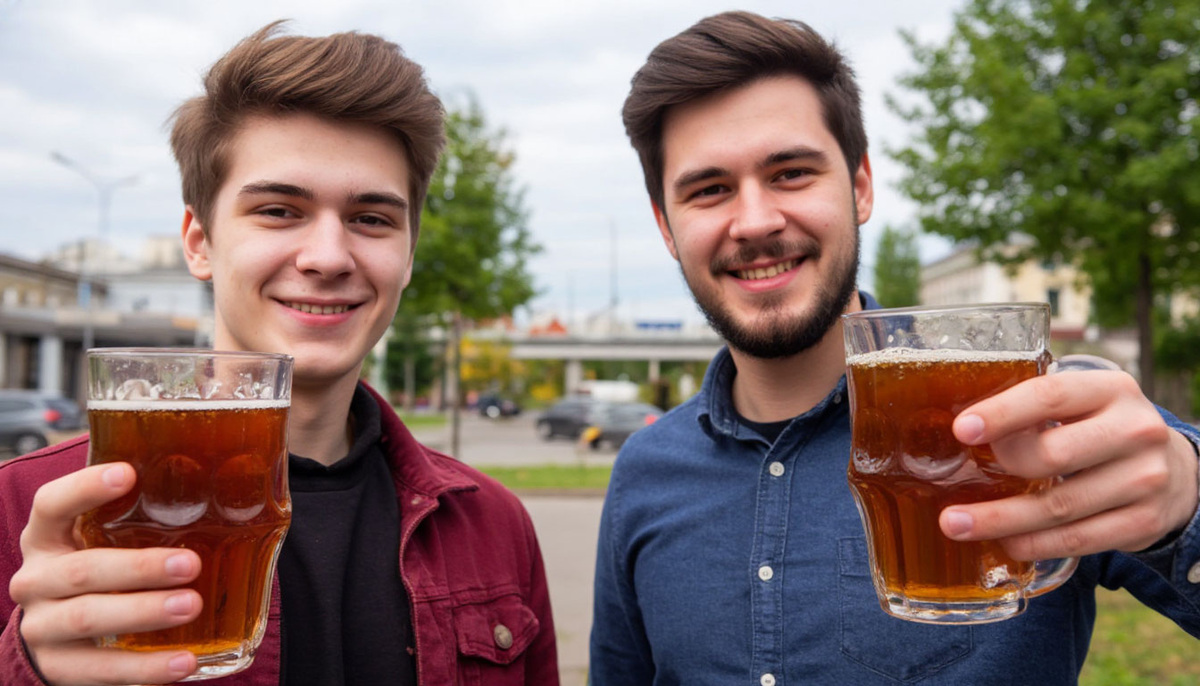    Иностранцы попробовали настоящий русский квас - реакции оказались весьма неожиданными