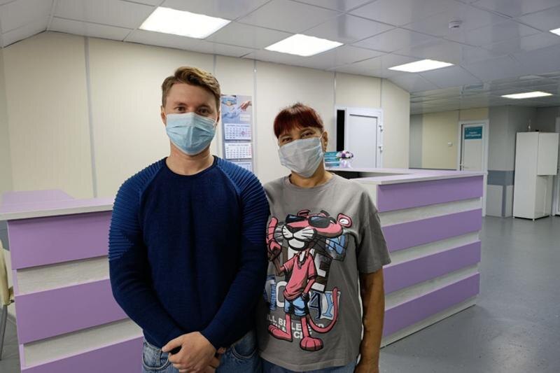    ЧОКБ / Сын Александр отдал почку своей матери Ольге