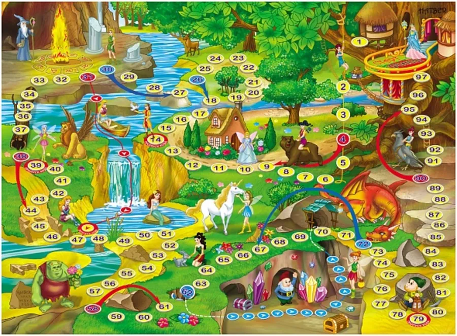 Настольная игра жанра "Roll and Move"