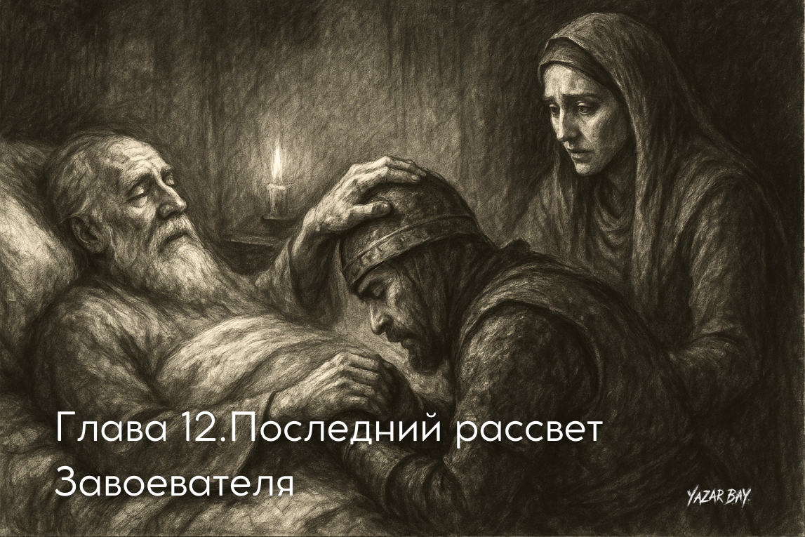 Шехзаде Орхан, вернувшись с победой из Никеи, успевает застать последние минуты жизни своего отца. ©Язар Бай