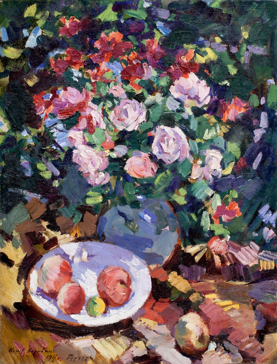 К.Коровин. "Розы.Гурзуф"