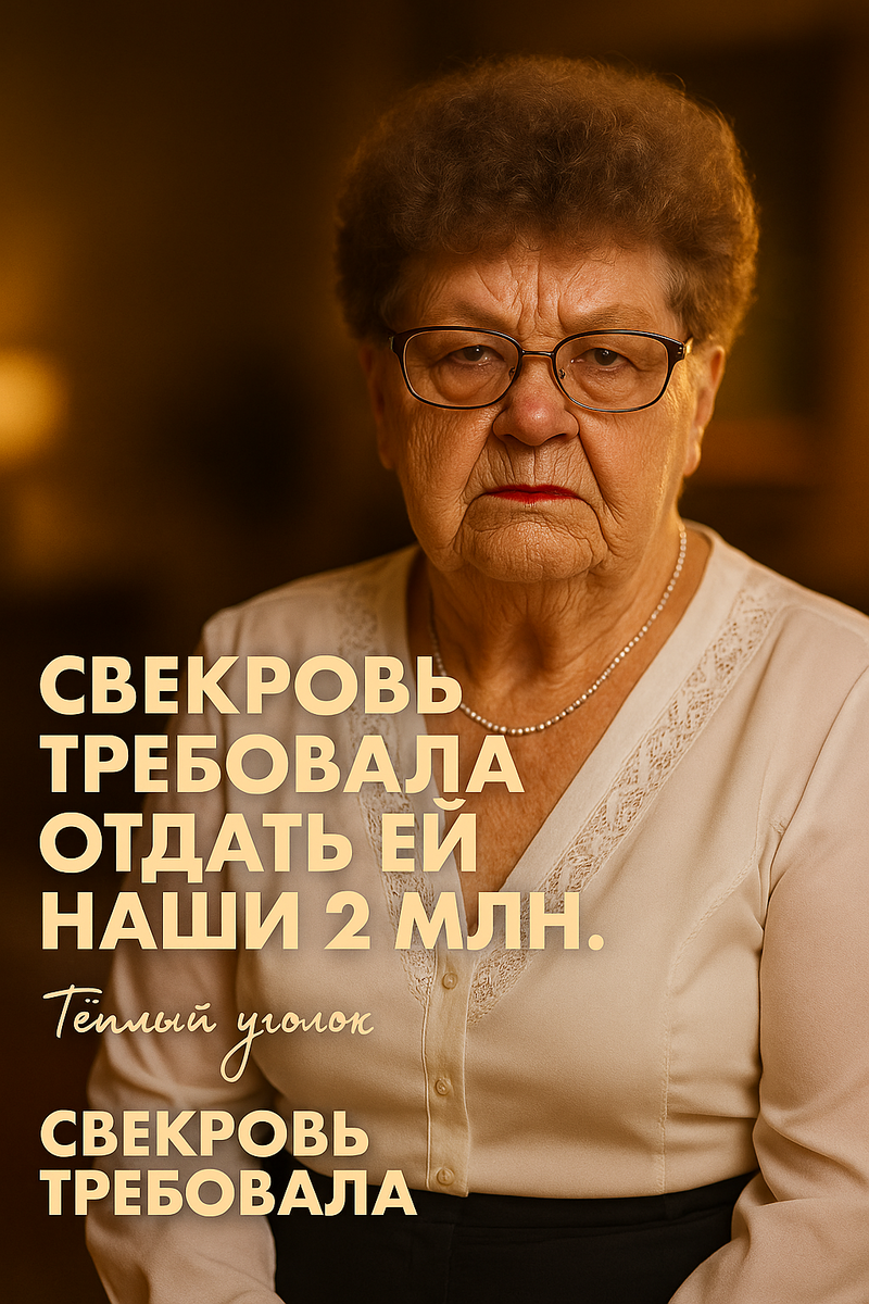 Свекровь требовала отдать ей наши 2 млн. Отказалась — она обратилась в опеку. Через месяц поняла, что НАТВОРИЛА