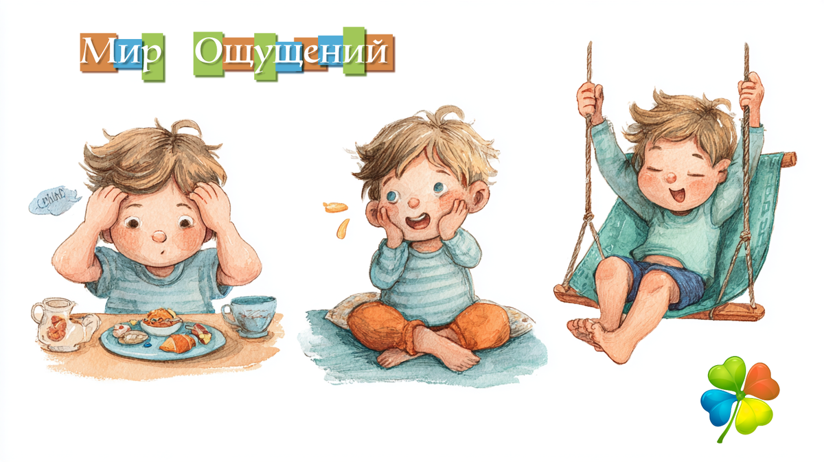 Угадай сенсорную реакцию, Мир ощущений