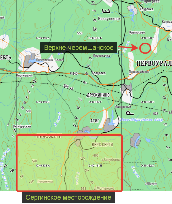 Красным кружком обозначены предполагаемые скважины для водозабора внутри водосборных площадей