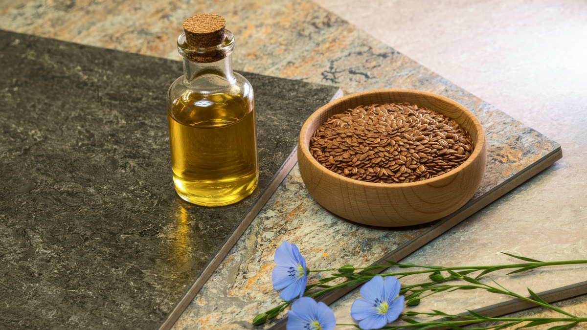 Из искусственного в мармолеуме - только джут в качестве основы