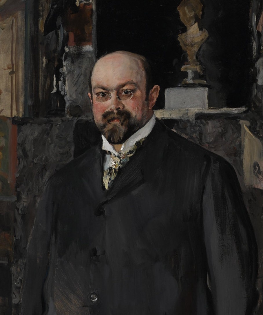 Валентин Серов. Портрет М.А. Морозова. 1902. Фрагмент. Холст, масло. 
Государственная Третьяковская галерея