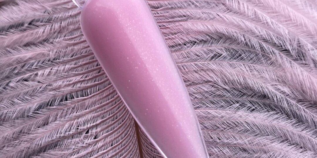 Гель Бонэтикс™ Light Pink Shine - жёсткий трехфазный UV-гель нежно-розового холодного цвета с золотистым шиммером