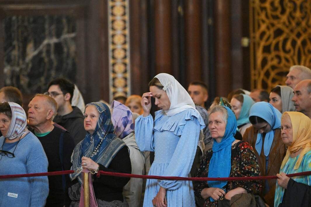 Верующие на празднике Рождества Пресвятой Богородицы
Фото: РИА Новости/Максим Блинов