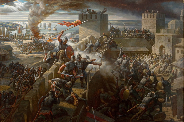 «Святослав. Разгром Хазарии», художник Анатолий Булдаков.