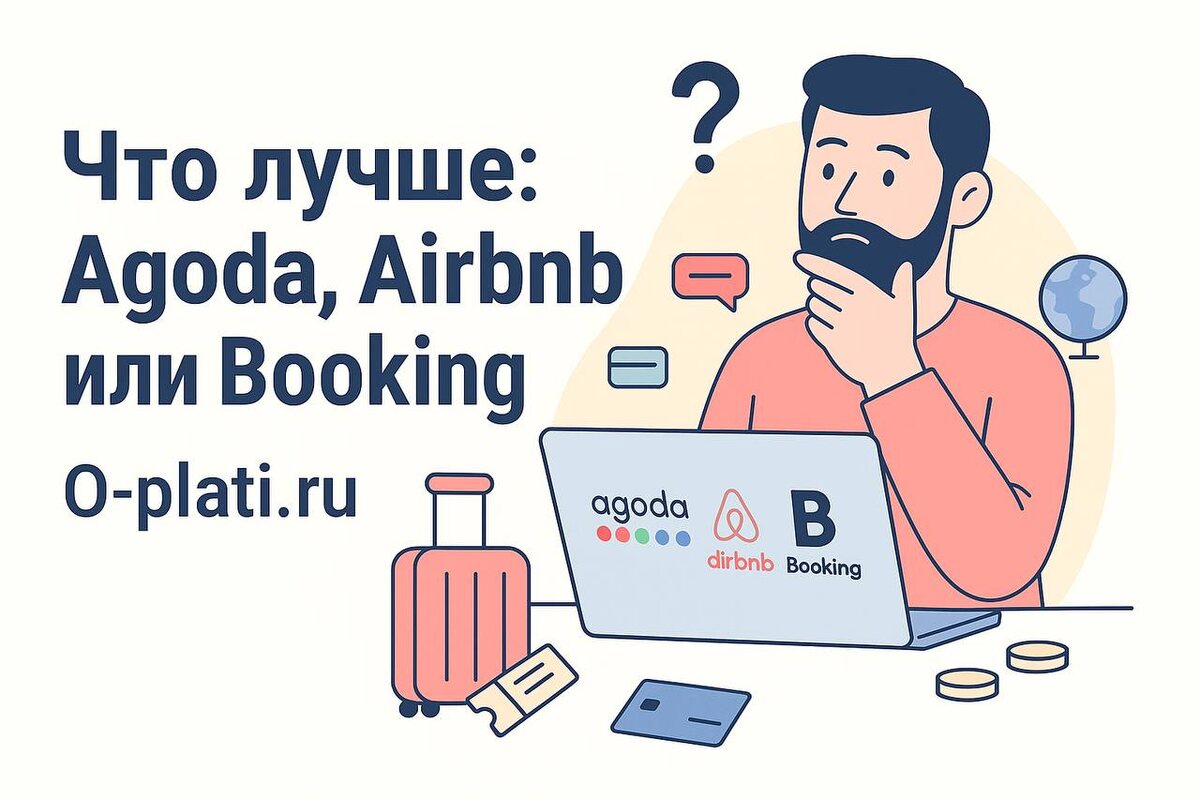 Оплата airbnb/booking/agoda