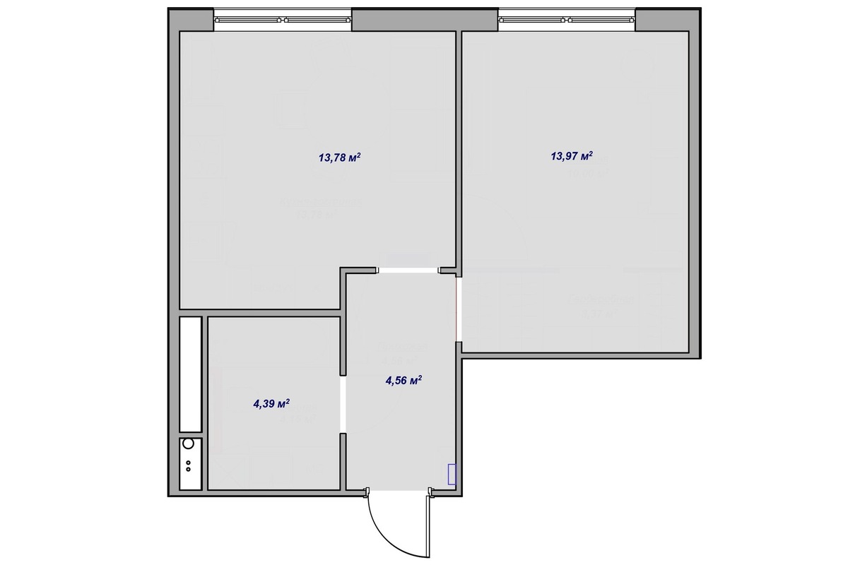 Обмерный план