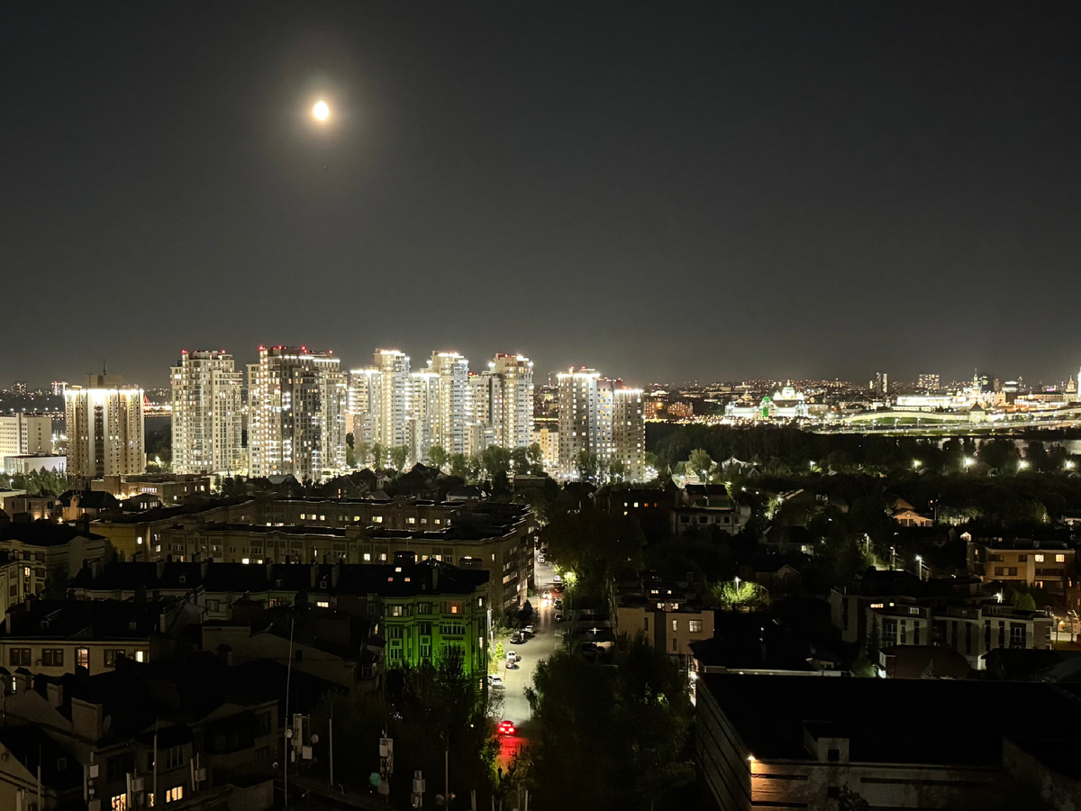 Ночные огни Казани