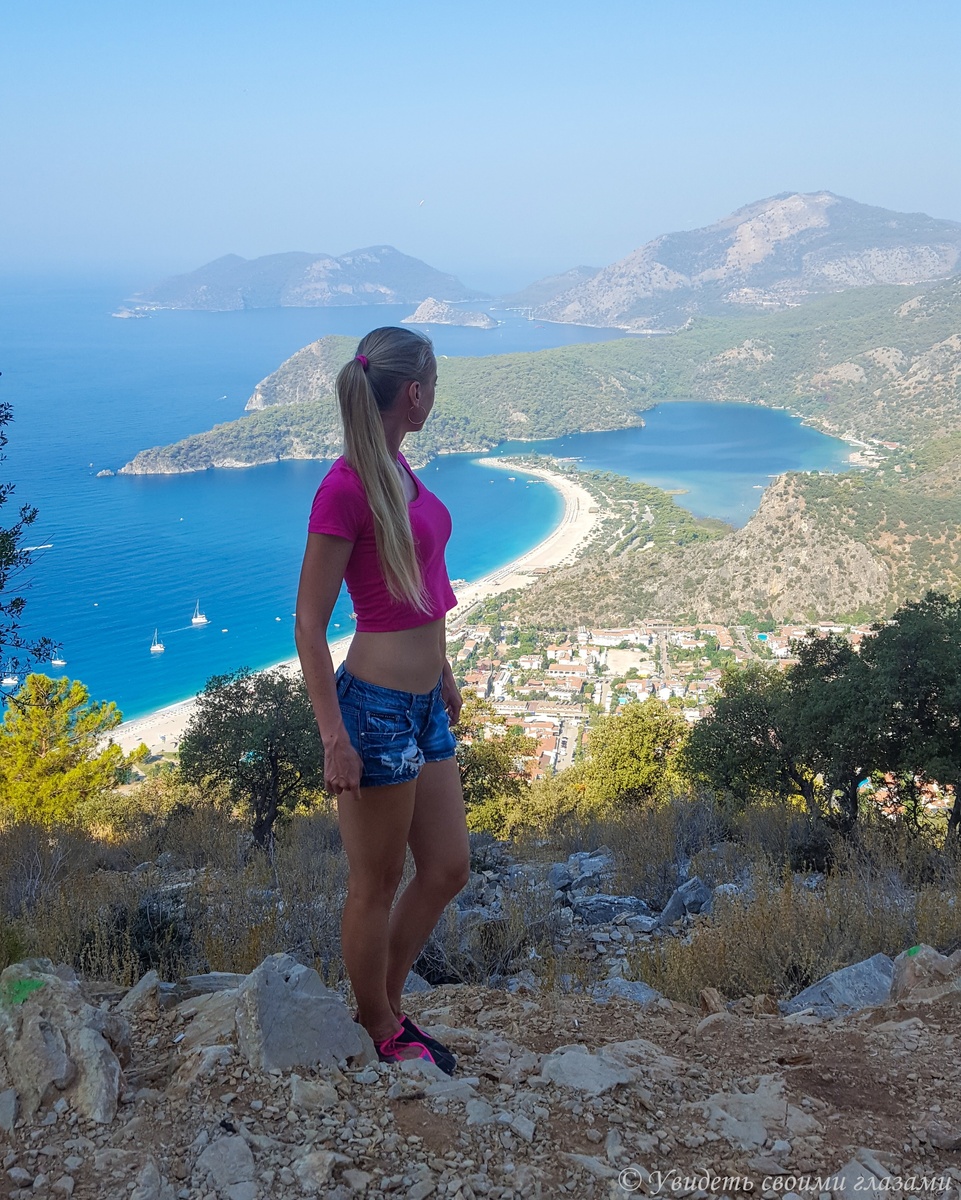 Участок Ликийской тропы. Смотровая площадка с видом на Олюдениз