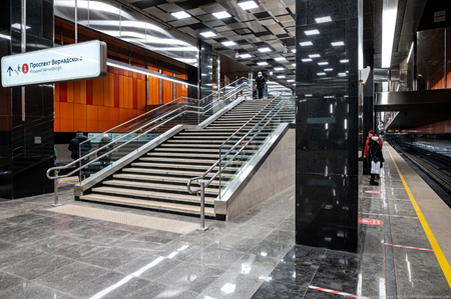 Станция «Проспект Вернадского». Пересадка на линии «Большая кольцевая»