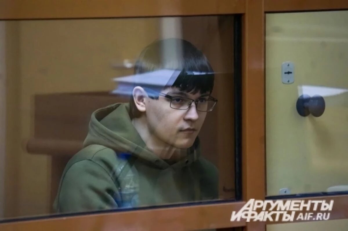    Тимур Бекмансуров на одном из заседаний суда через год после нападения на Пермский университет