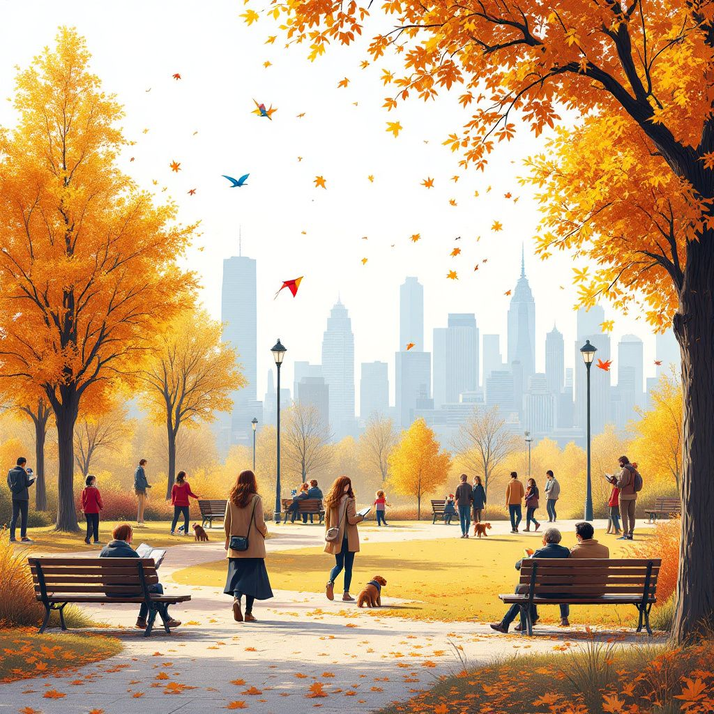 Современная осень...