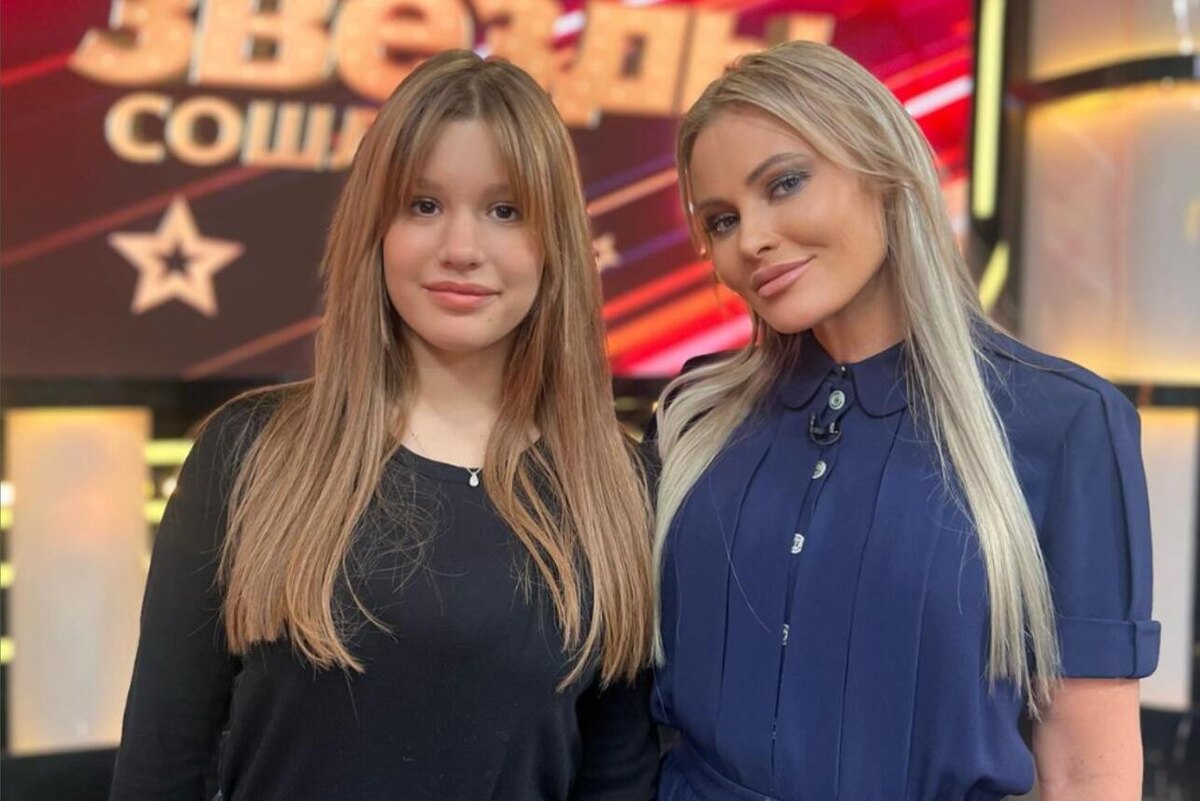    Дана Борисова с дочерью Полиной соцсети