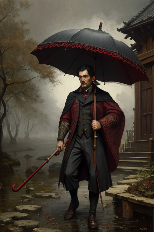 Зонт глазами ИИ