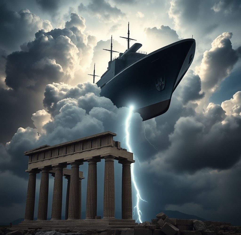 Древний Храм в Греции. Изображение по заказу GCM