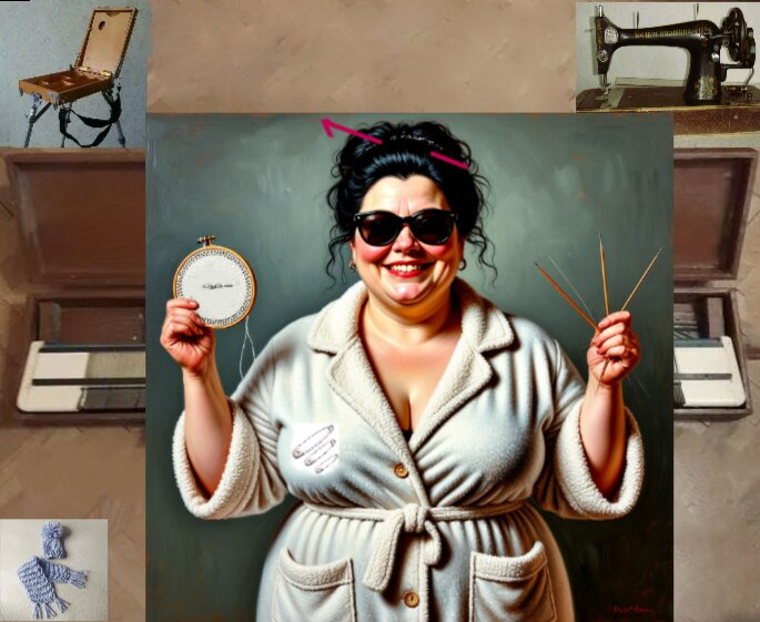 Коллаж для тех кто торопится, все и сразу, для вдумчивых почитателей картинная галерея открыта бесплатно 24/7