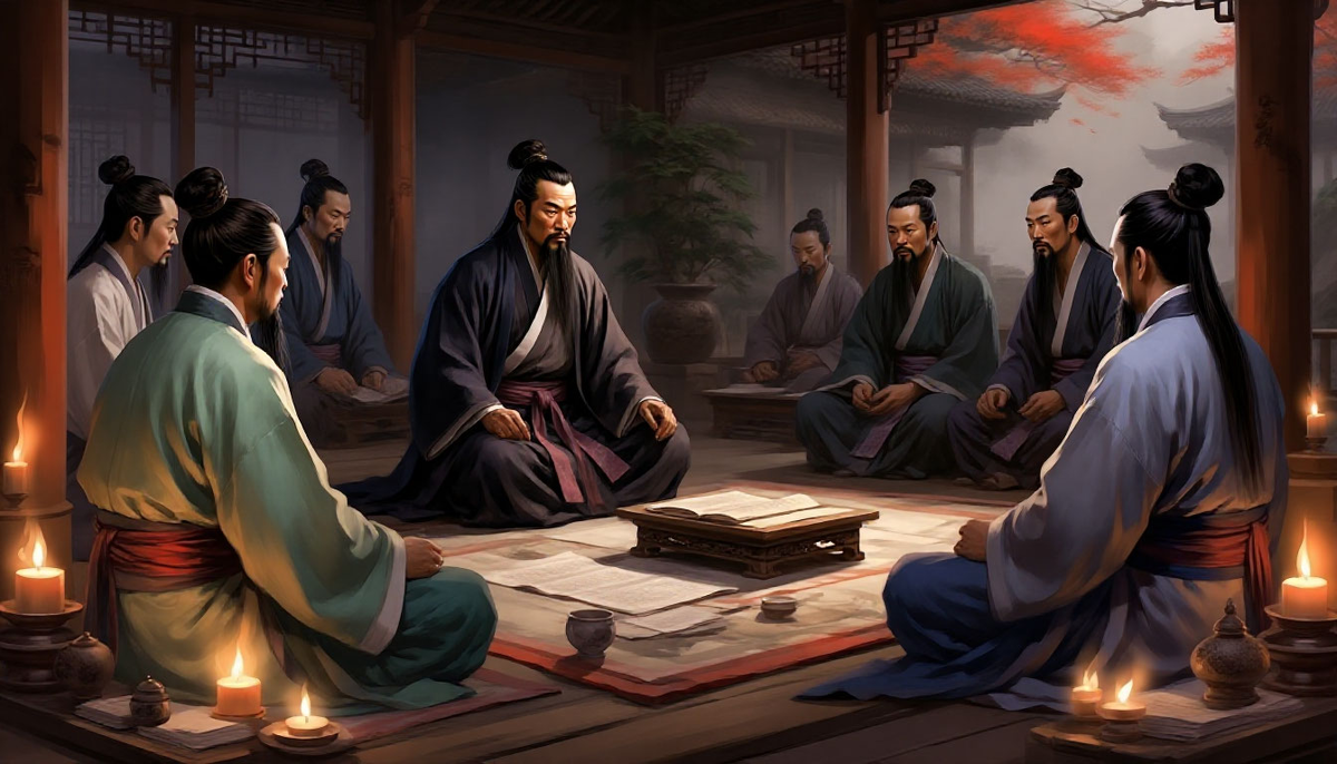  Смена философского курса. Правитель выбирает путь «отца народа», основанный на учении Конфуция о добродетели и морали, а не на страхе и наказании.