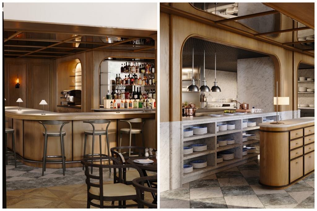 Интерьер ресторана «Перемена»